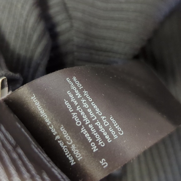 cos Turtle Neck Ribbed Knit Mid Bodycon Dress Black XS/S minimalist preppy fall - Picture 7 of 8